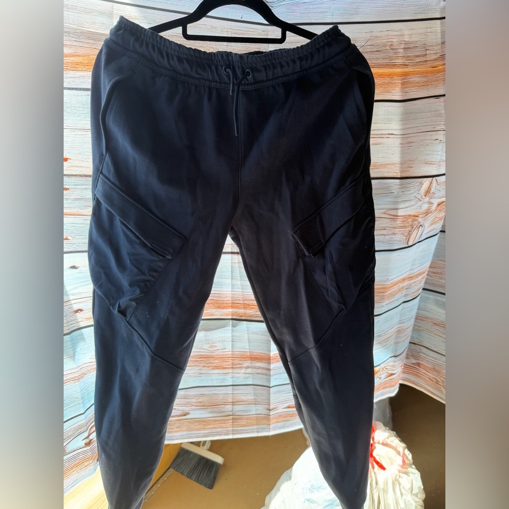 Athletic Works Navy and Yellow Kids'‎ Waistband Shorts - Picture 2 of 7
